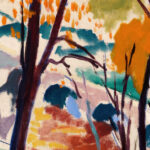 Landscape Bridge Huntingdon Valley ca. 1915 1916 Henry Lyman Sayen 8 mockup