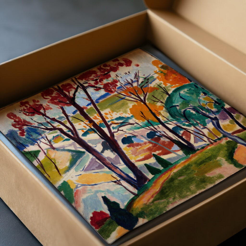 Landscape Bridge Huntingdon Valley ca. 1915 1916 Henry Lyman Sayen video mockup