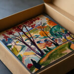 Landscape Bridge Huntingdon Valley ca. 1915 1916 Henry Lyman Sayen video mockup