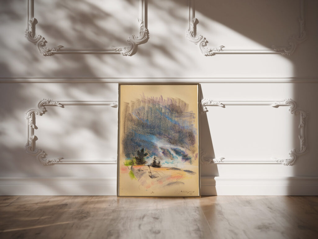 Landscape Karingsund 1931 Henry Ericsson video mockup