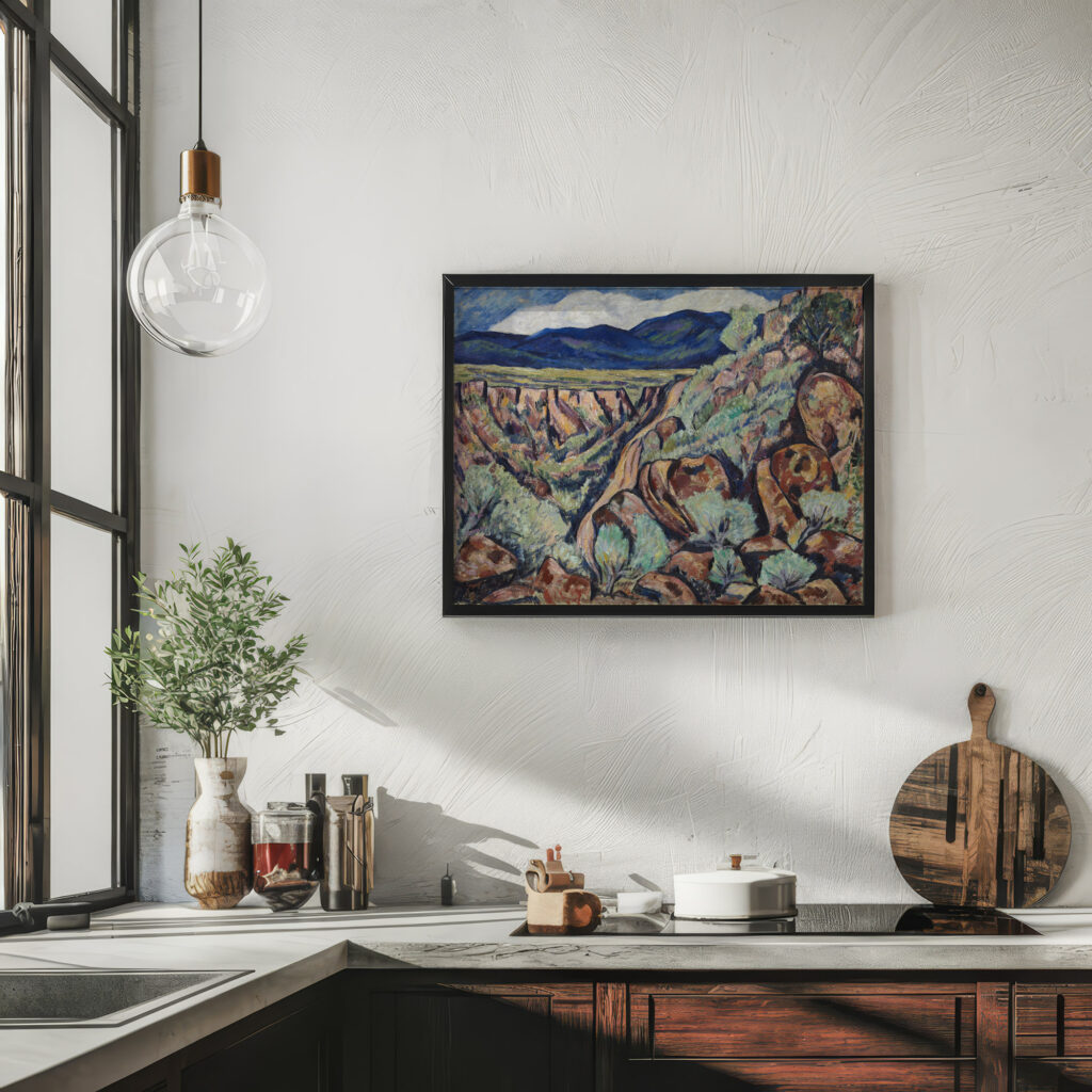 Landscape New Mexico 1919 and 1920 Marsden Hartley 6 mockup