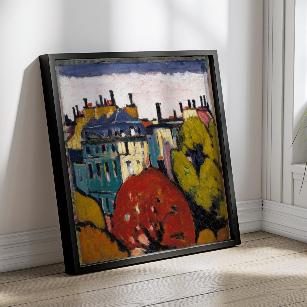 Landscape Paris 1912 1914 Henry Lyman Sayen 4 mockup Landscape Paris 1912 1914 Henry Lyman Sayen 4 mockup