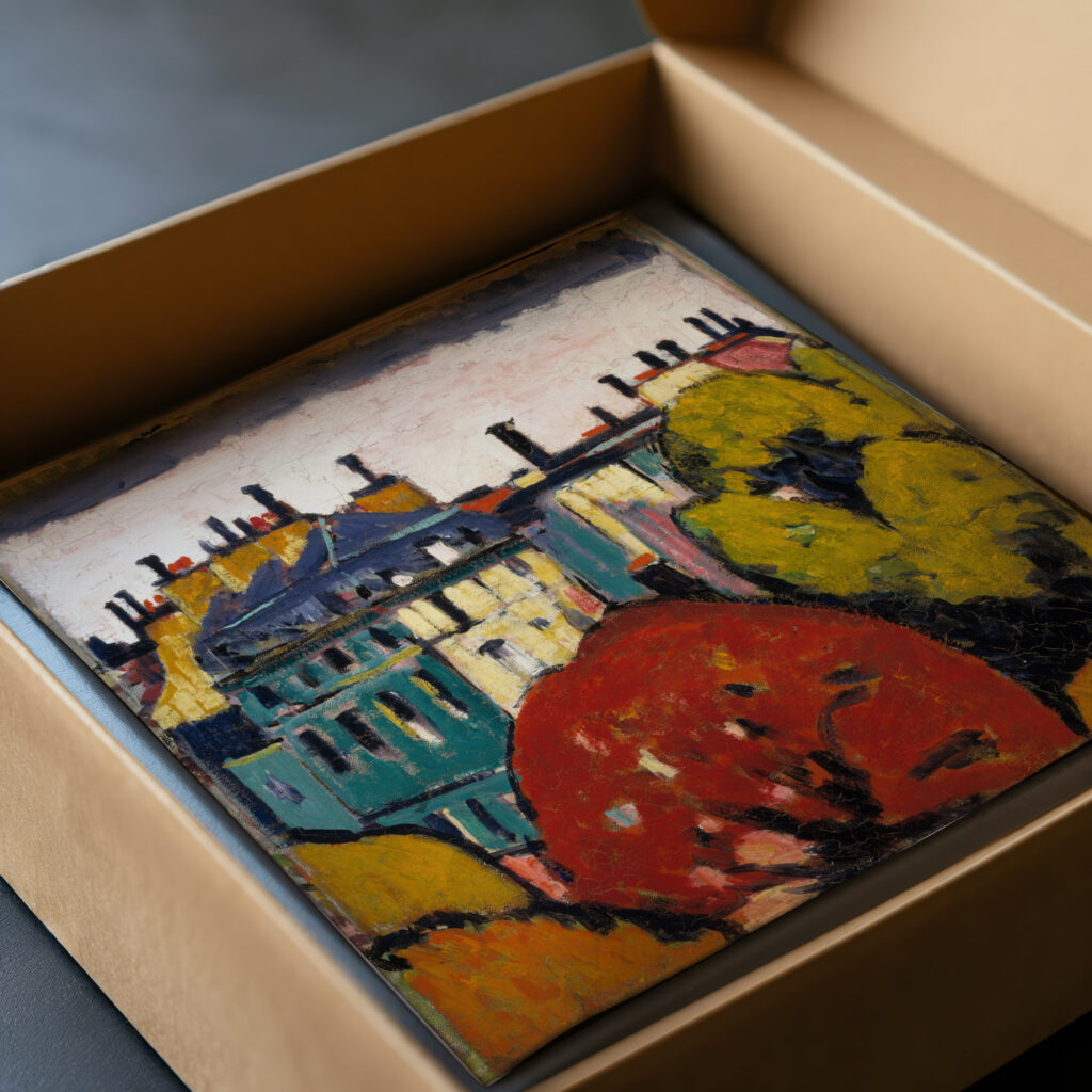 Landscape Paris 1912 1914 Henry Lyman Sayen video mockup Landscape Paris 1912 1914 Henry Lyman Sayen video mockup