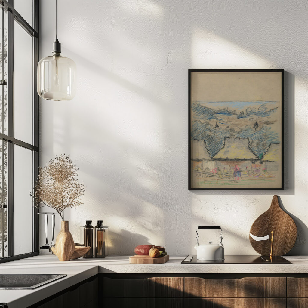 Landscape Sketch 1935–1944 Arnold Peter Weisz Kubincan 6 mockup
