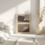 Landscape With Tree in Foreground and Mountains in Distance Figure in interior Scene Thomas Sully 4 mockup