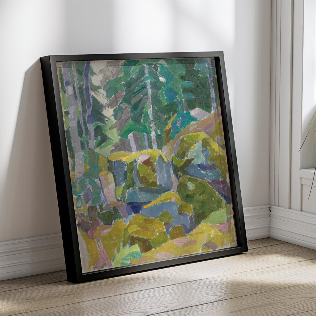 Landscape With Trees 1911 Alexander Konstantinovich Bogomazov 4 mockup