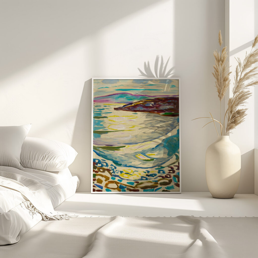 Landscape from Hvitsten 1918–1919 Edvard Munch 4 mockup