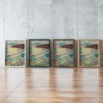 Landscape from Hvitsten 1918–1919 Edvard Munch framed posters mockup