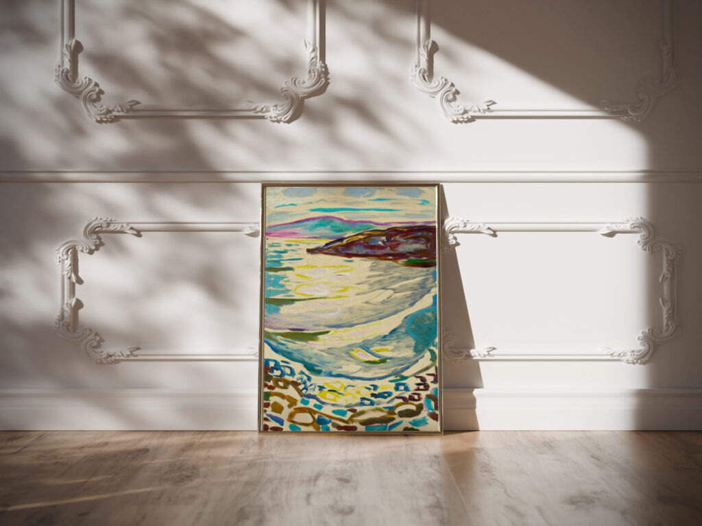 Landscape from Hvitsten 1918–1919 Edvard Munch video mockup