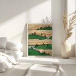 Landscape illustration Watanabe Seitei 4 mockup