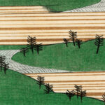 Landscape illustration Watanabe Seitei 8 mockup