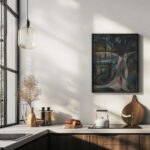 Landscape in the Park 1920 Fritz Stuckenberg 6 mockup