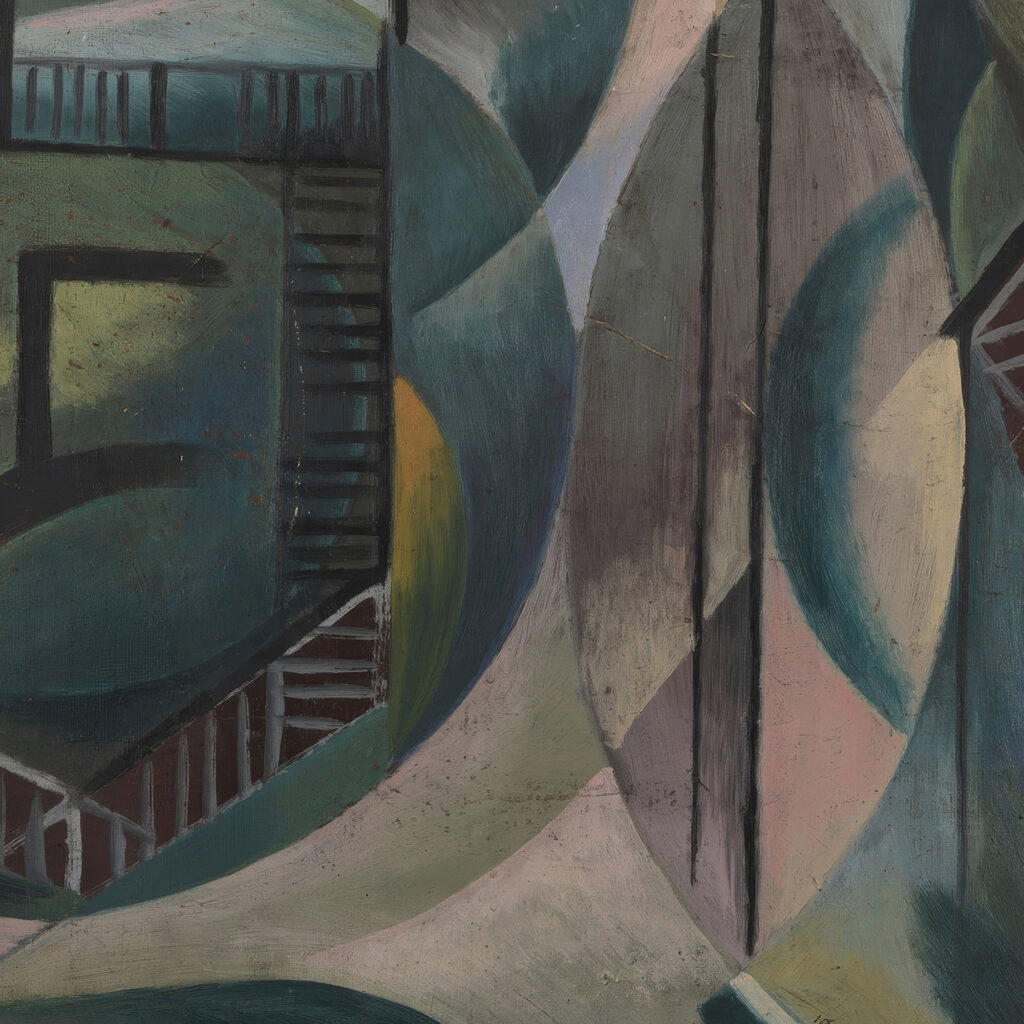 Landscape in the Park 1920 Fritz Stuckenberg 8 mockup