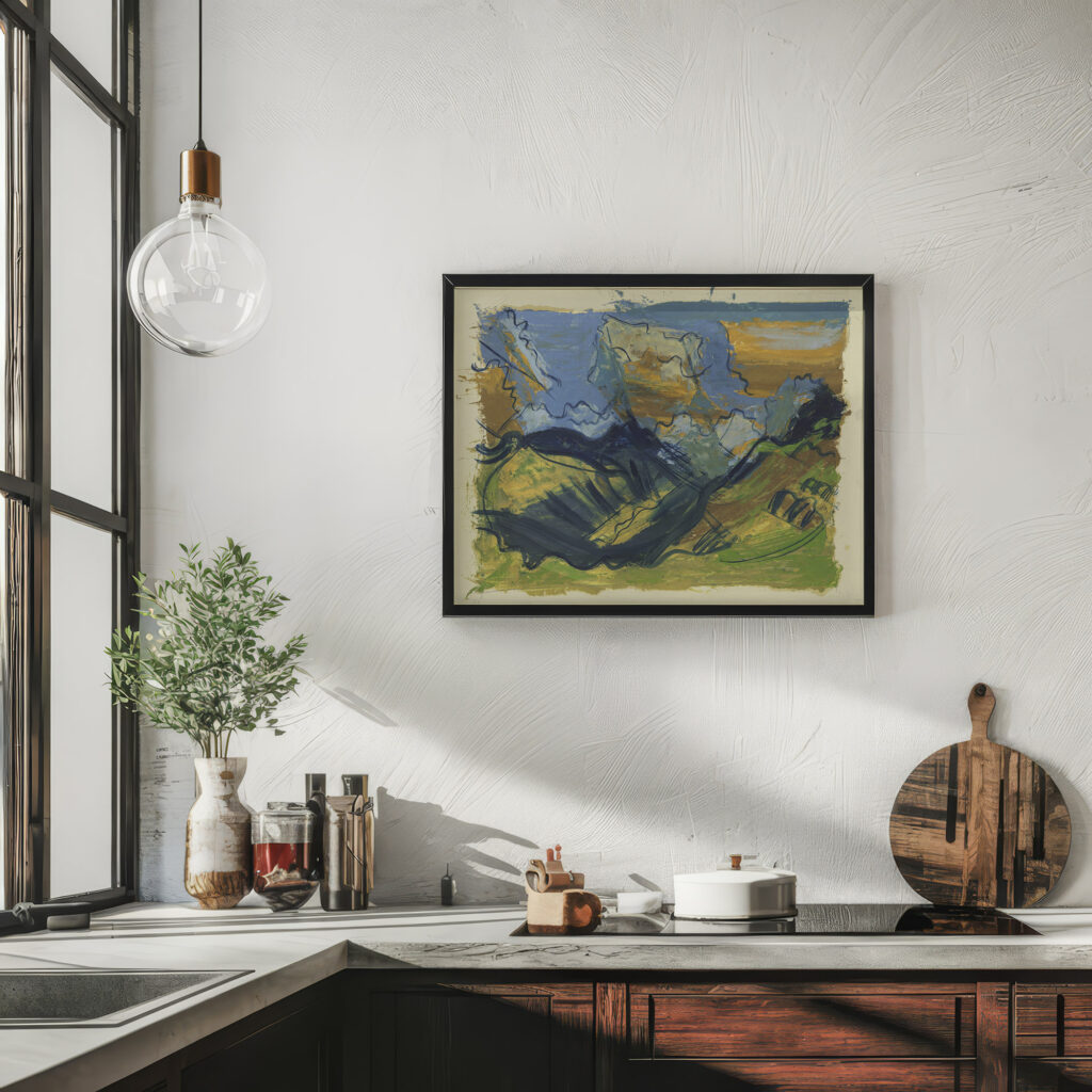 Landscape near the Scheerhorn August Babberger 6 mockup