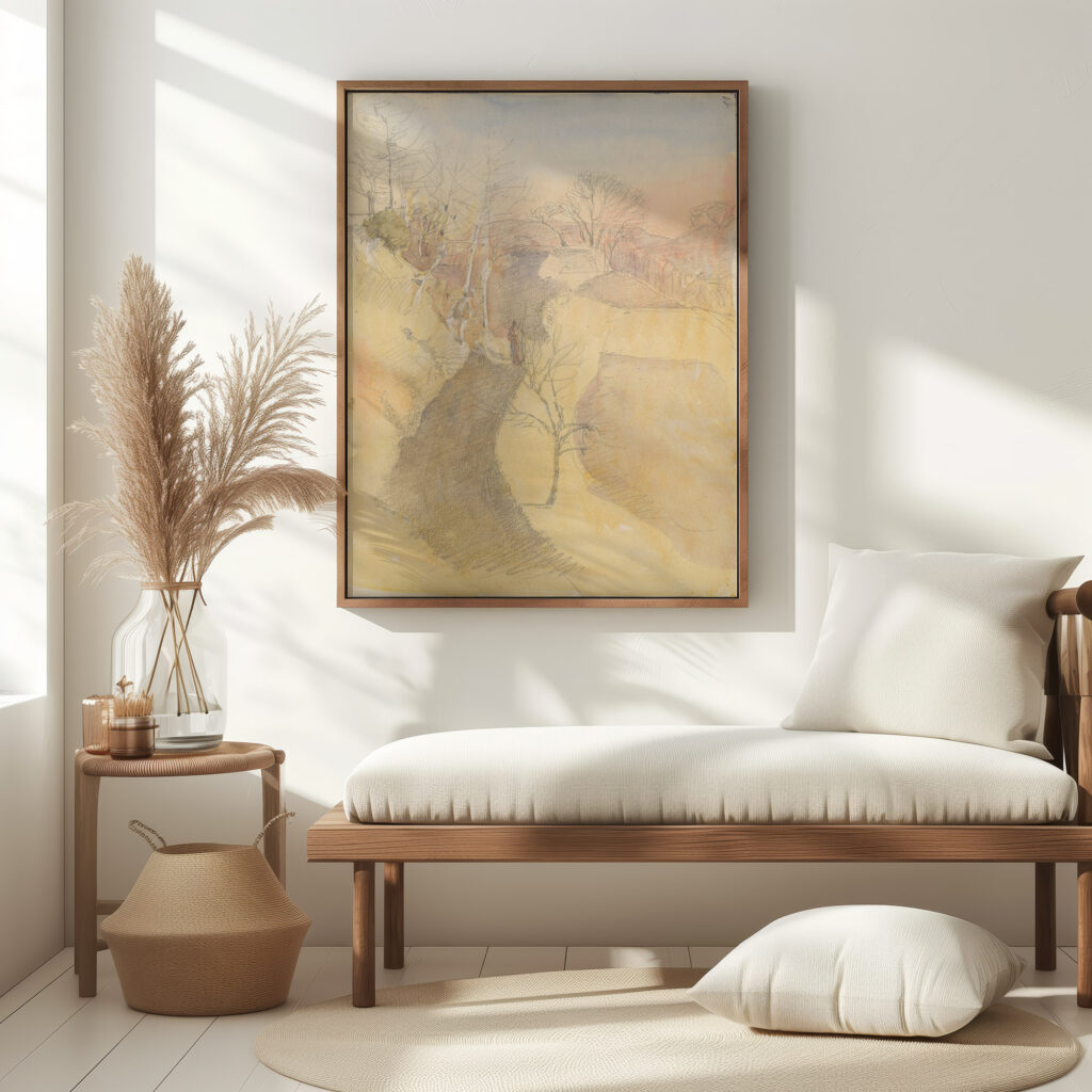 Landscape study 1880–1890 Ladislav Mednyanszky 5 mockup