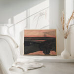 Landscape under a Red Evening Glow with Migratory Birds 1919 Leon Spilliaert 4 mockup