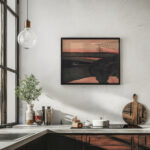 Landscape under a Red Evening Glow with Migratory Birds 1919 Leon Spilliaert 6 mockup