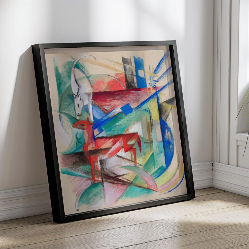 Landscape with Animals 1913 Franz Marc 4 mockup