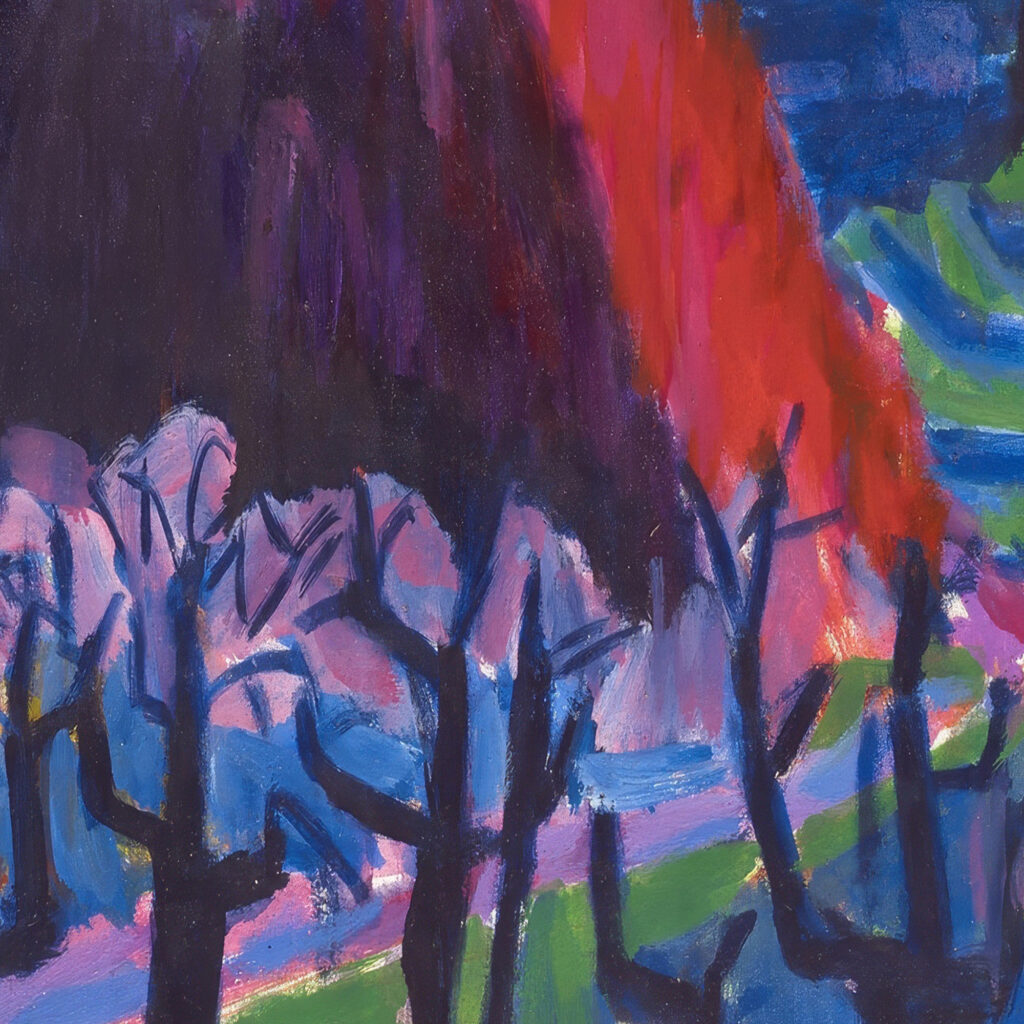 Landscape with Chestnut Trees 1925 Hermann Scherer 8 mockup