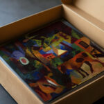 Landscape with Cows Sailboat and Figures 1887–1914 August Macke video mockup