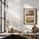 Landscape with Figure Reclining Against Hill – Titian and Venetian School no. 7 Landscape – Variety of Watercolor Washes Thomas Sully 6 mockup