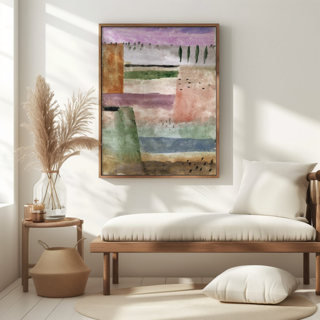 Landscape with Poplars 1929 Paul Klee 5 mockup