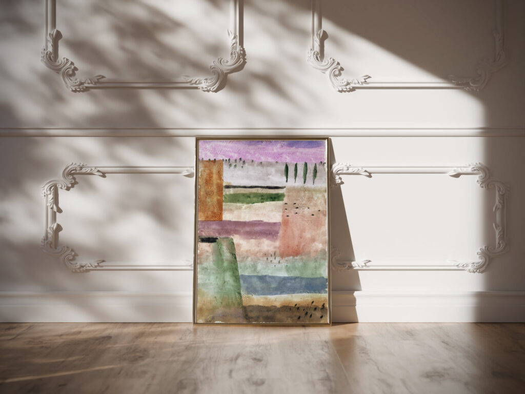 Landscape with Poplars 1929 Paul Klee video mockup