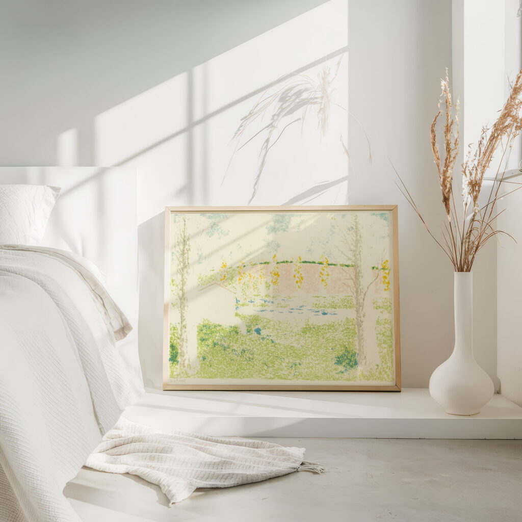 Landscape with a House Paysage avec maison 1897 Ker Xavier Roussel 4 mockup