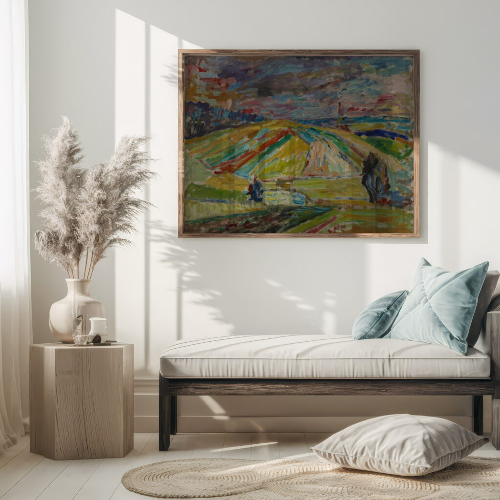 Landscape with a Patchwork of Fields 1937 Sasza Blonder 5 mockup