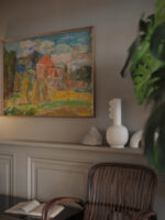 Landscape with a Red House 1937 Sasza Blonder video mockup