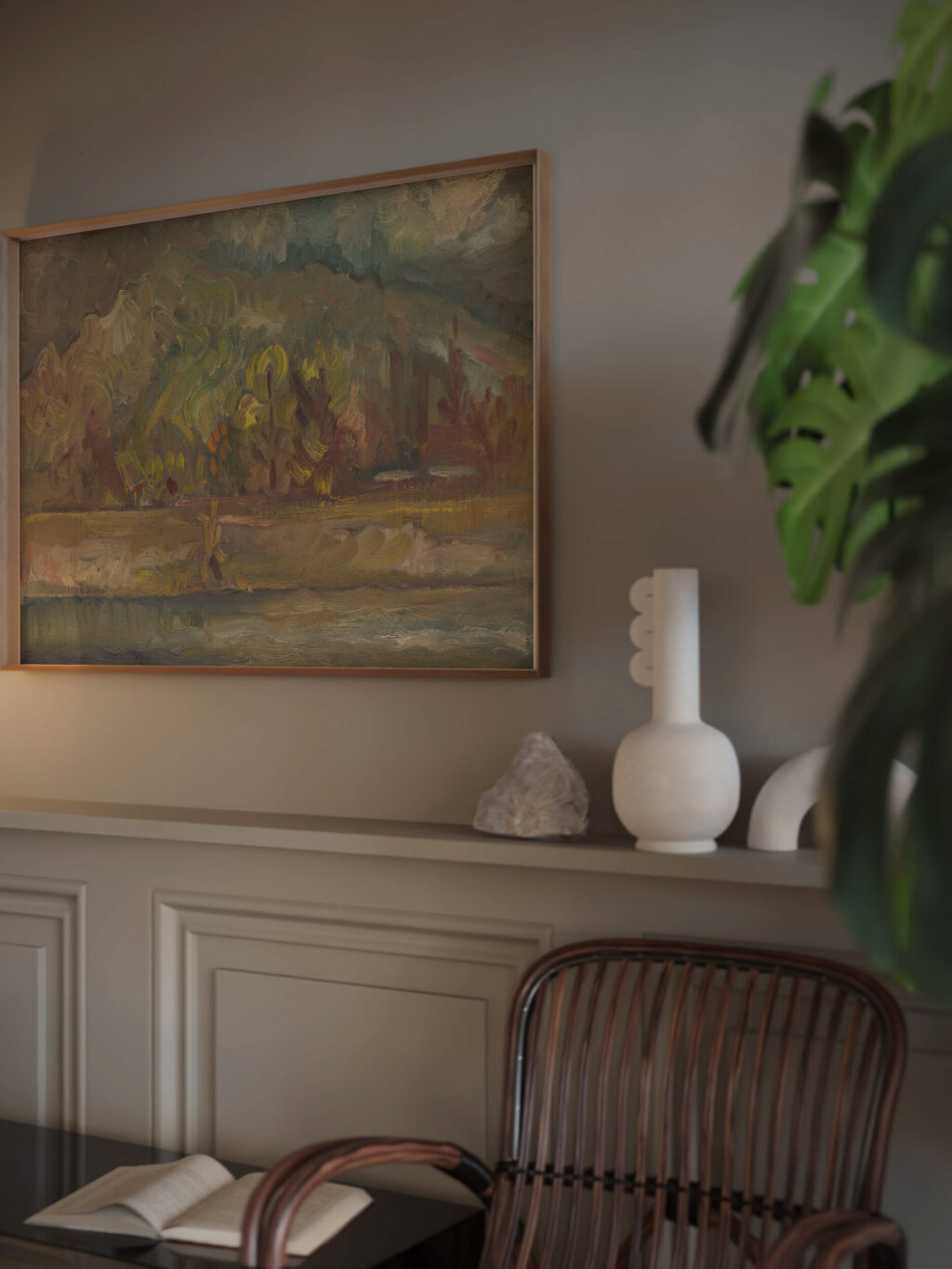 Landscape with a River 1935 1944 Arnold Peter Weisz Kubincan video mockup