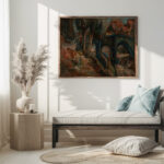 Landscape with a bridge and cows Espaly 1920 Tadeusz Makowski 5 mockup