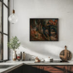 Landscape with a bridge and cows Espaly 1920 Tadeusz Makowski 6 mockup