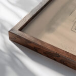 Landscape with a chair 1929 1930 Mikulas Galanda close up dark wood mockup