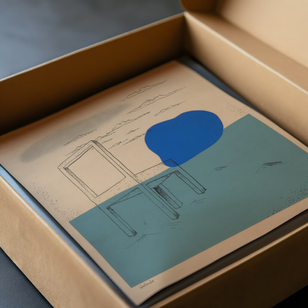 Landscape with a chair 1929 1930 Mikulas Galanda video mockup