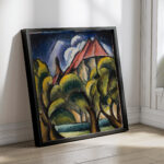 Landscape with a church 1919 Waclaw Wasowicz 4 mockup