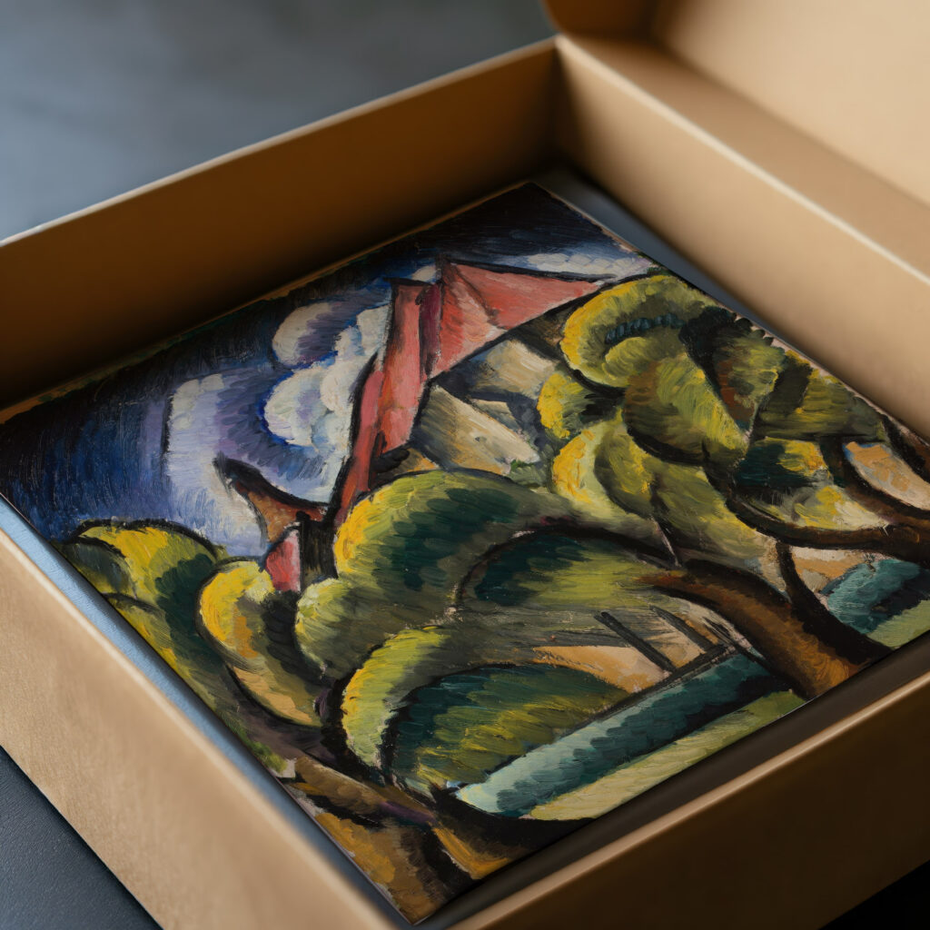 Landscape with a church 1919 Waclaw Wasowicz video mockup