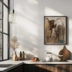 Landscape with a monkey 1924 Tadeusz Makowski 6 mockup