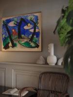 Landscape with a red animal 1913 Franz Marc video mockup