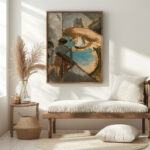 Landscape with a sailing boat 1911 Tadeusz Makowski 5 mockup