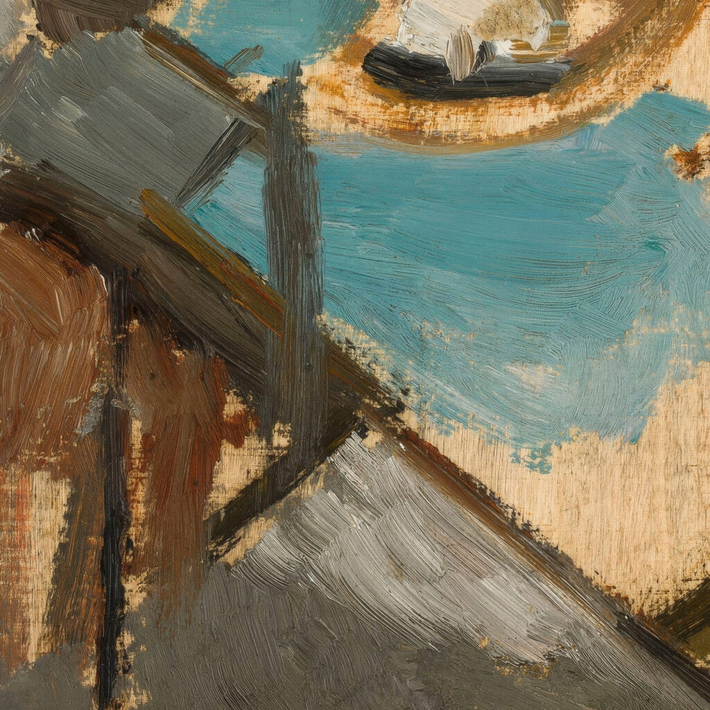 Landscape with a sailing boat 1911 Tadeusz Makowski 8 mockup