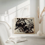 Landscape with a trumpet blowing rider 1909 Wassily Kandinsky 4 mockup