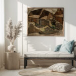 Landscape with houses 1913 Tadeusz Makowski 5 mockup