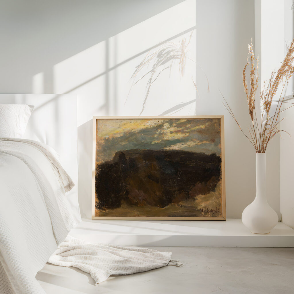 Landscape with the sun shining through 1907 Tadeusz Makowski 4 mockup