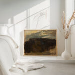 Landscape with the sun shining through 1907 Tadeusz Makowski 4 mockup