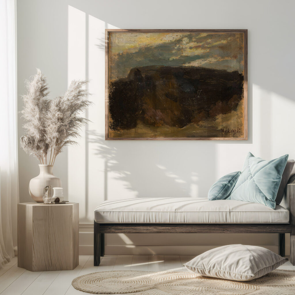 Landscape with the sun shining through 1907 Tadeusz Makowski 5 mockup