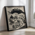 Landscape with two figures 1930 1945 Arnold Peter Weisz Kubincan 4 mockup