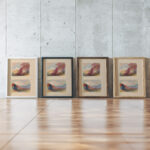 Landscape – Color Wash Titian no. 9 Landscape – color wash Rubens no. 10 Thomas Sully framed posters mockup