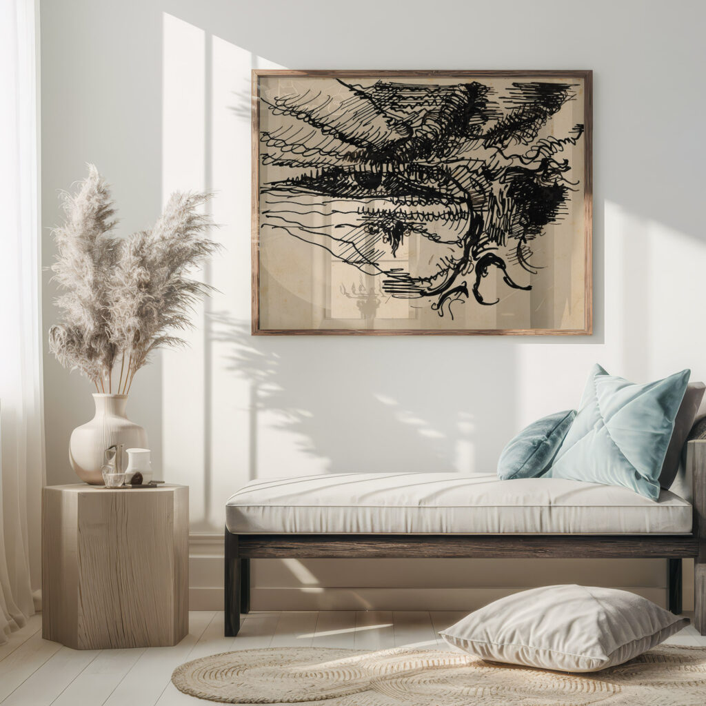 Landschaft 1910 Wilhelm Morgner 5 mockup