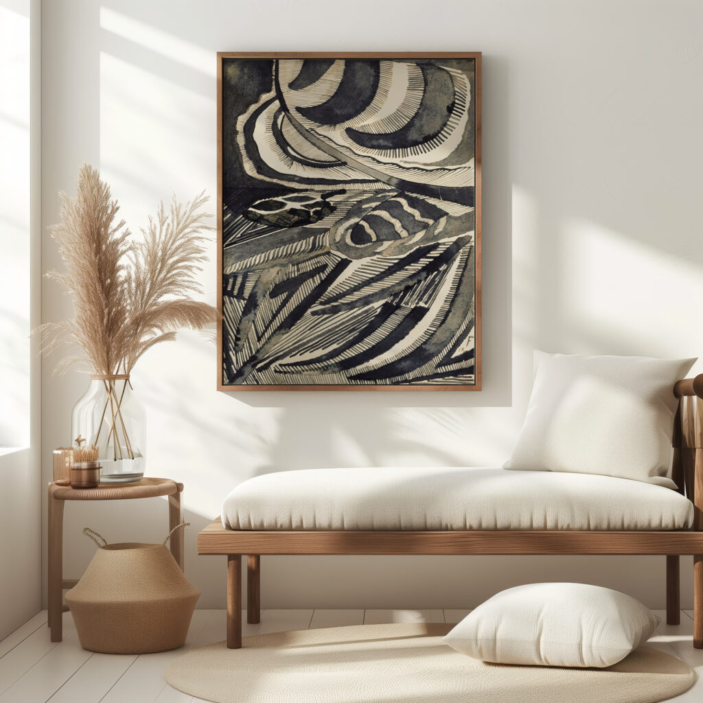 Landschaft 1918 Otto Freundlich 5 mockup